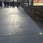 poured concrete sidewalk